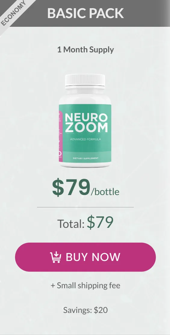 Neurozoom one bottle
